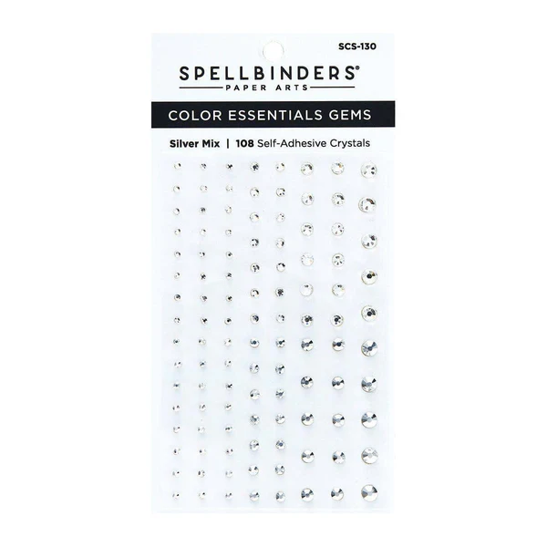*NEW* - Spellbinders - Silver Mix Color Essentials Gems
