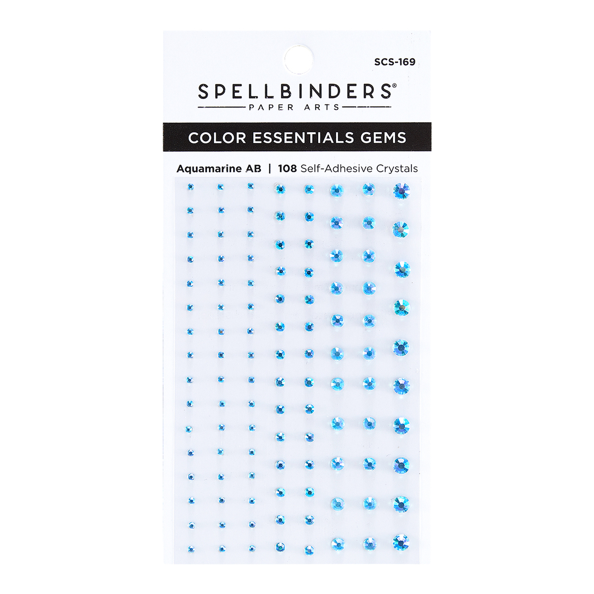 Spellbinders - Aquamarine AB Color Essentials Gems
