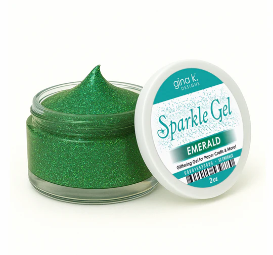 **NEW* - Gina K Designs - Emerald Sparkle Gel - TOOL
