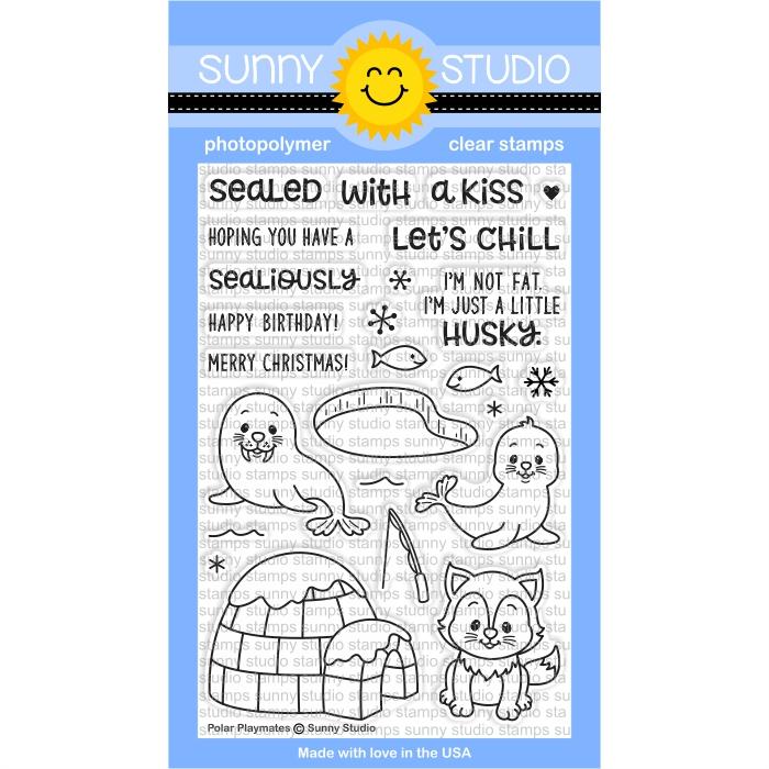Sunny Studio - Polar Playmates Stamps