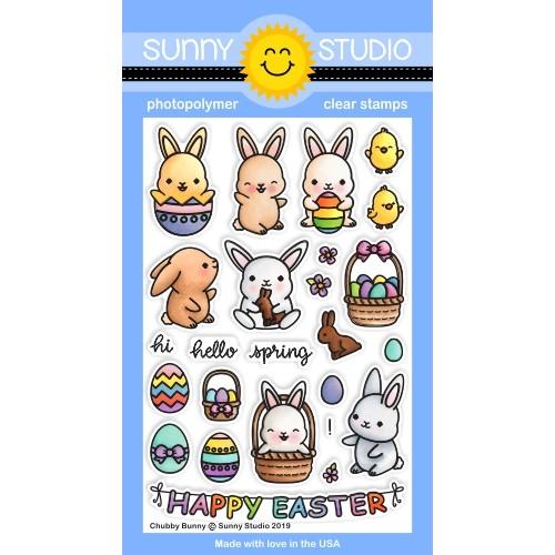 Sunny Studio - Chubby Bunny Stamp