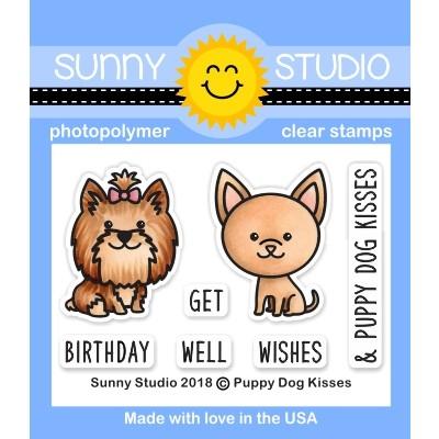Sunny Studio - Puppy Dog Kisses Stamps