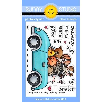Sunny Studio - Cruising Critters Stamps
