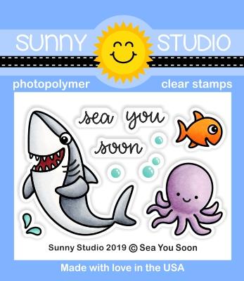 Sunny Studio - Sea You Soon Stamps