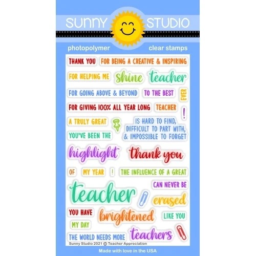 Sunny Studio - Teacher Appreciation Stamps