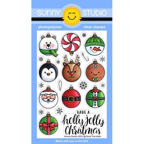 Sunny Studio - Deck The Halls Stamps