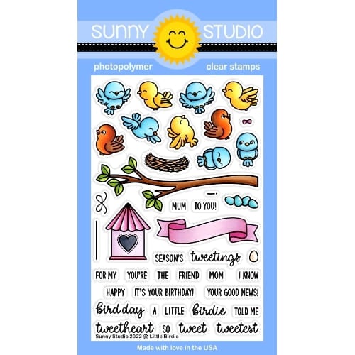 Sunny Studio - Little Birdie Stamps