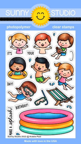 Sunny Studio - Kiddie Pool Stamps