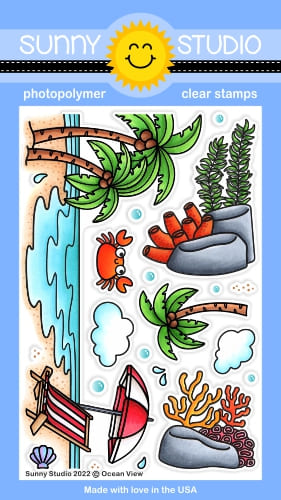 Sunny Studio - Ocean View Stamps