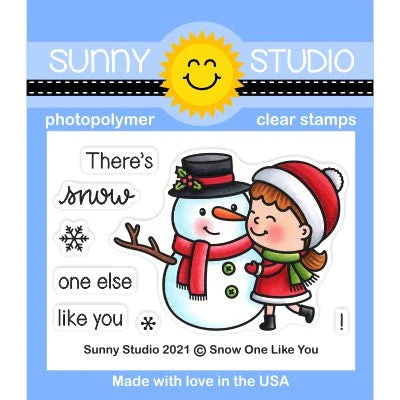 Sunny Studio - Snow One Like You 2x3 Clear Stamps