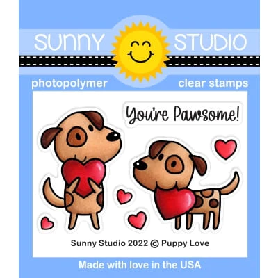 Sunny Studio - Puppy Love Stamps