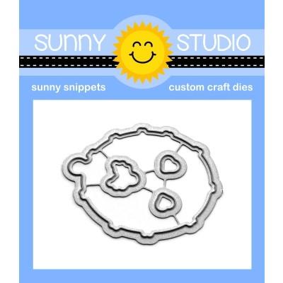 Sunny Studio - Hedgey Holidays Craft Dies