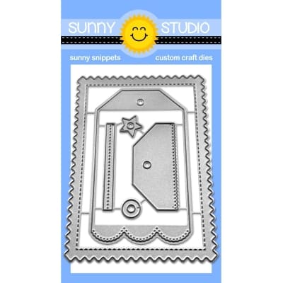 Sunny Studio - Mini Mat & Tag 4 Craft Dies
