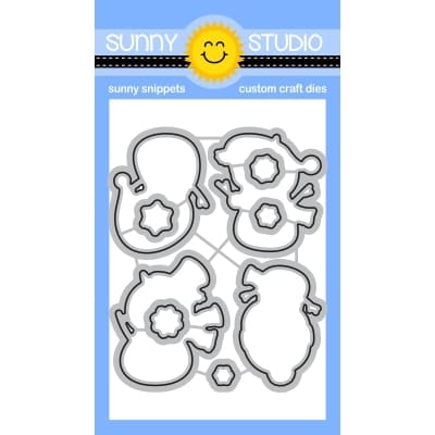Sunny Studio - Snowman Kisses Craft Dies