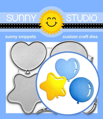 Sunny Studio - Bright Balloons Craft Dies