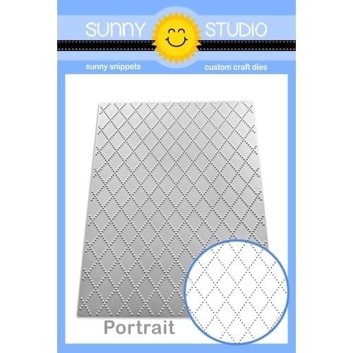 Sunny Studio - Dotted Diamond Portrait Craft Die
