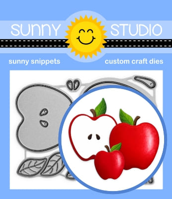 Sunny Studio - Crisp Apple Craft Dies
