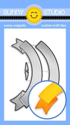 Sunny Studio - Brilliant Banner 4 Craft Dies