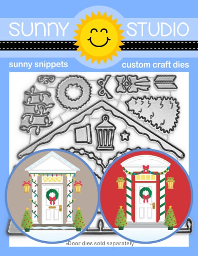 Sunny Studio - Distinctive Door Holiday Add-on Craft Dies
