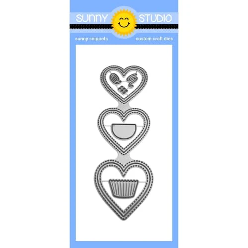 *NEW* - Sunny Studio - Window Trio-Heart Portrait Craft Dies
