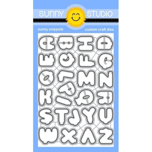 *NEW* - Sunny Studio - Balloon Alphabet Craft Dies