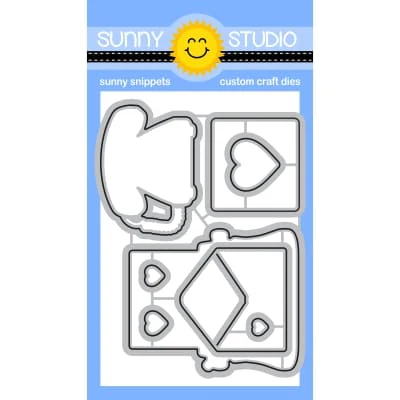 **NEW* - Sunny Studio - Vintage Valentine Craft Dies