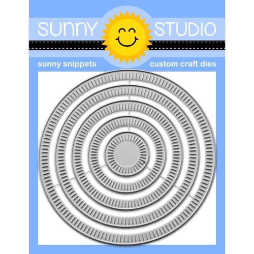 **NEW* - Sunny Studio - Radiating Circles Craft Dies