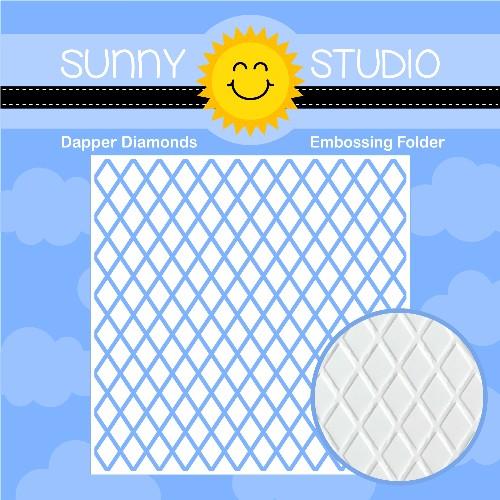 Sunny Studio - Dapper Diamonds Embossing