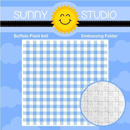Sunny Studio - Buffalo Plaid Embossing