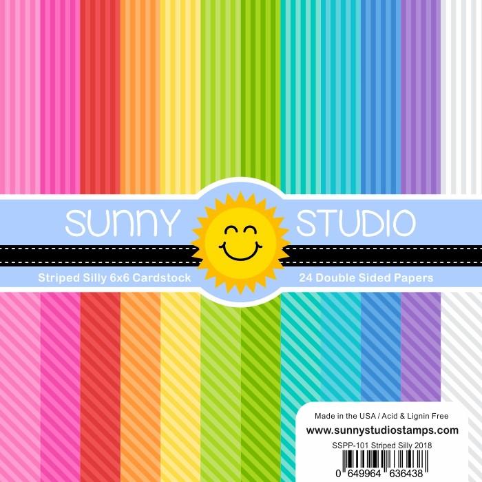 Sunny Studio - Striped Silly Paper
