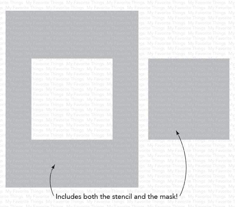 My Favorite Things - Square Extraordinaire Stencil