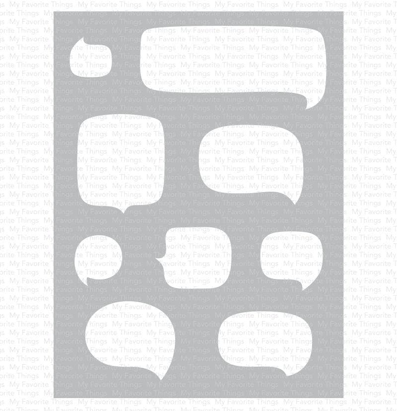 My Favorite Things - MSTN Say Anything Stencil