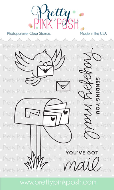 Pretty Pink Posh - Happy Mail stamp set