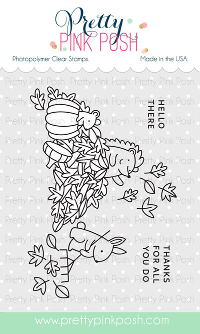 Pretty Pink Posh - Fall Scene stamp set