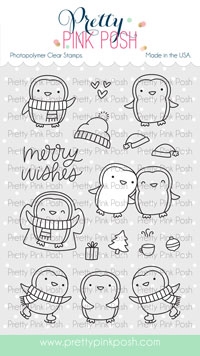 Pretty Pink Posh - Penguin Pals Stamp Set