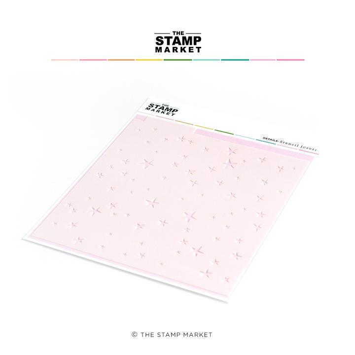 The Stamp Market - STAR SPRINKLE STENCIL