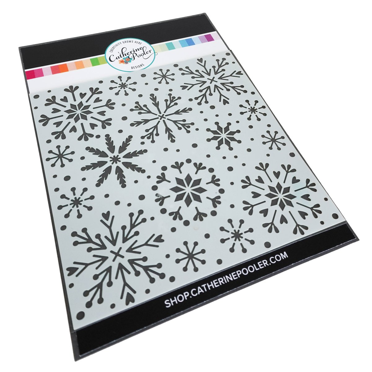 Catherine Pooler - Snowfall Stencil