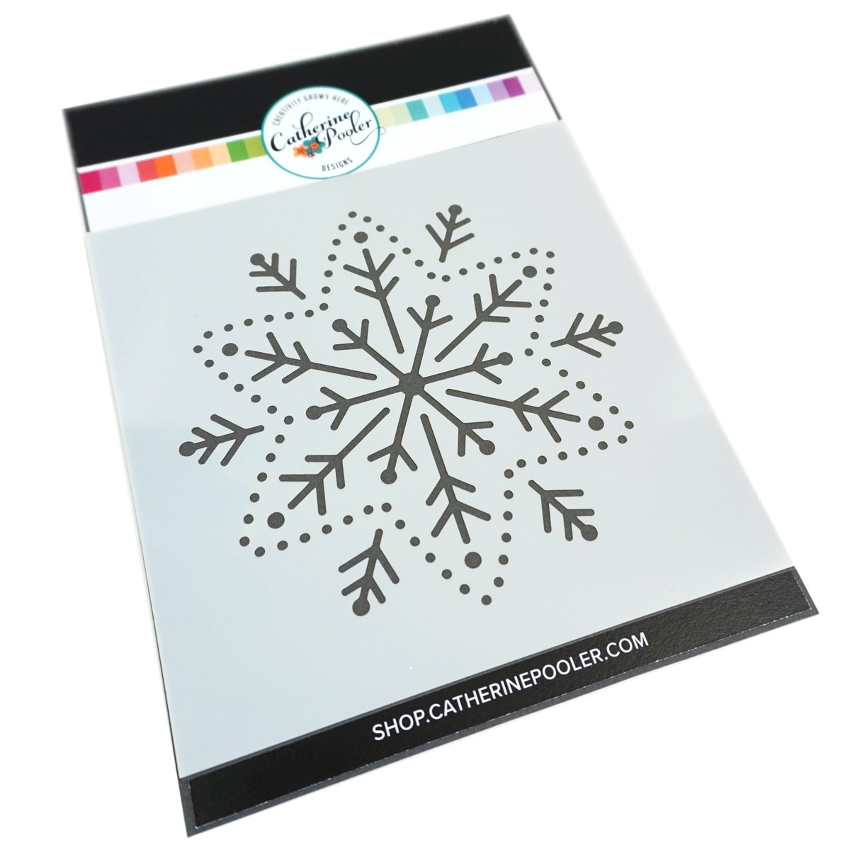 Catherine Pooler - Embroidered Snowflake Stencil