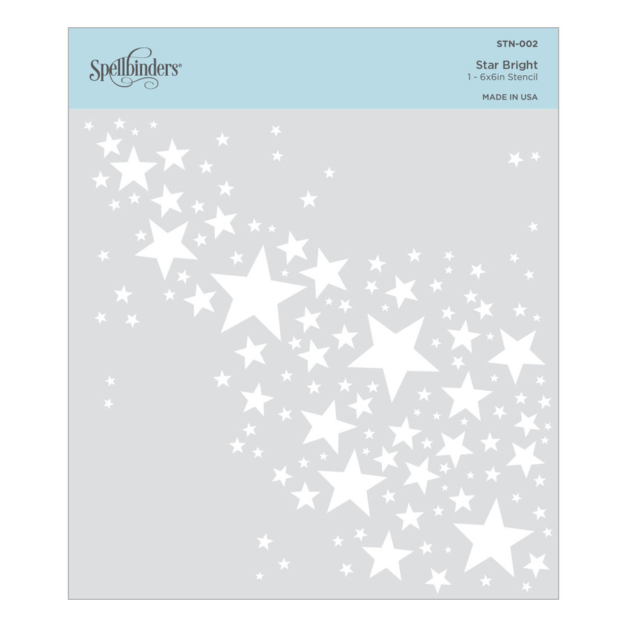 Spellbinders - Star Bright Stencil from Celestial Zodiacs Collection