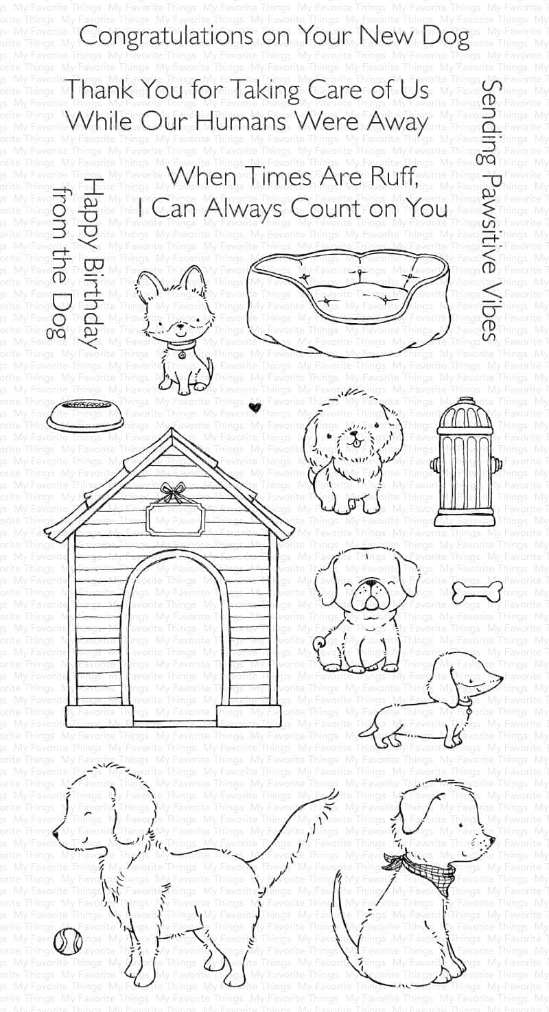 My Favorite Things - SY Pawsitive Vibes - STAMP AND MATCHING DIE
