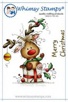 Whimsy Stamps - Wee Stamps - Rudolph - Wee Stamps