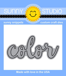 Sunny Studio - Color Word Die