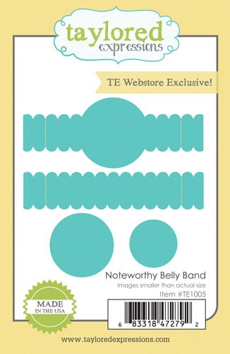 Taylored Expressions - Noteworthy Belly Band (4)
