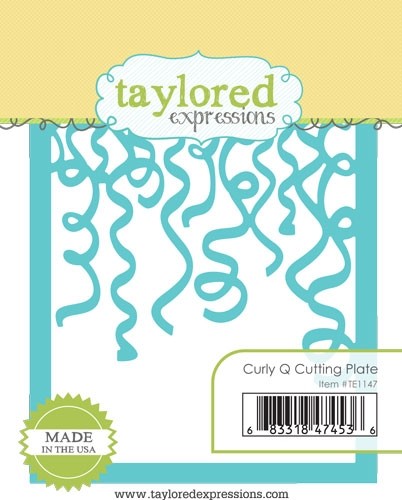 Taylored Expressions - Curly Q Cutting Plate 
