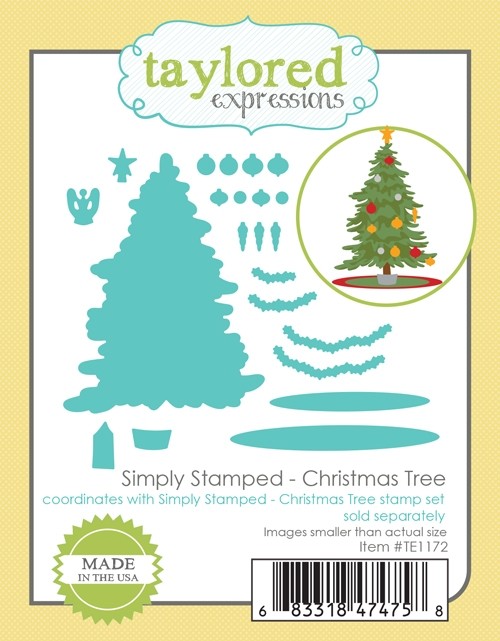 Taylored Expressions - Simply Stamped - Christmas Tree Dies 