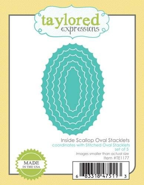 Taylored Expression - Inside Scallop Oval Stacklets
