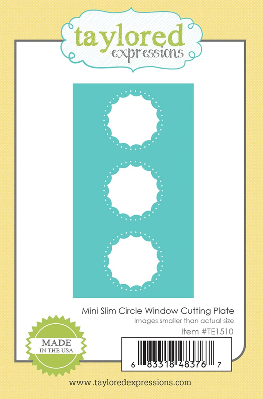 Taylored Expression - Mini Slim Circle Window Cutting Plate