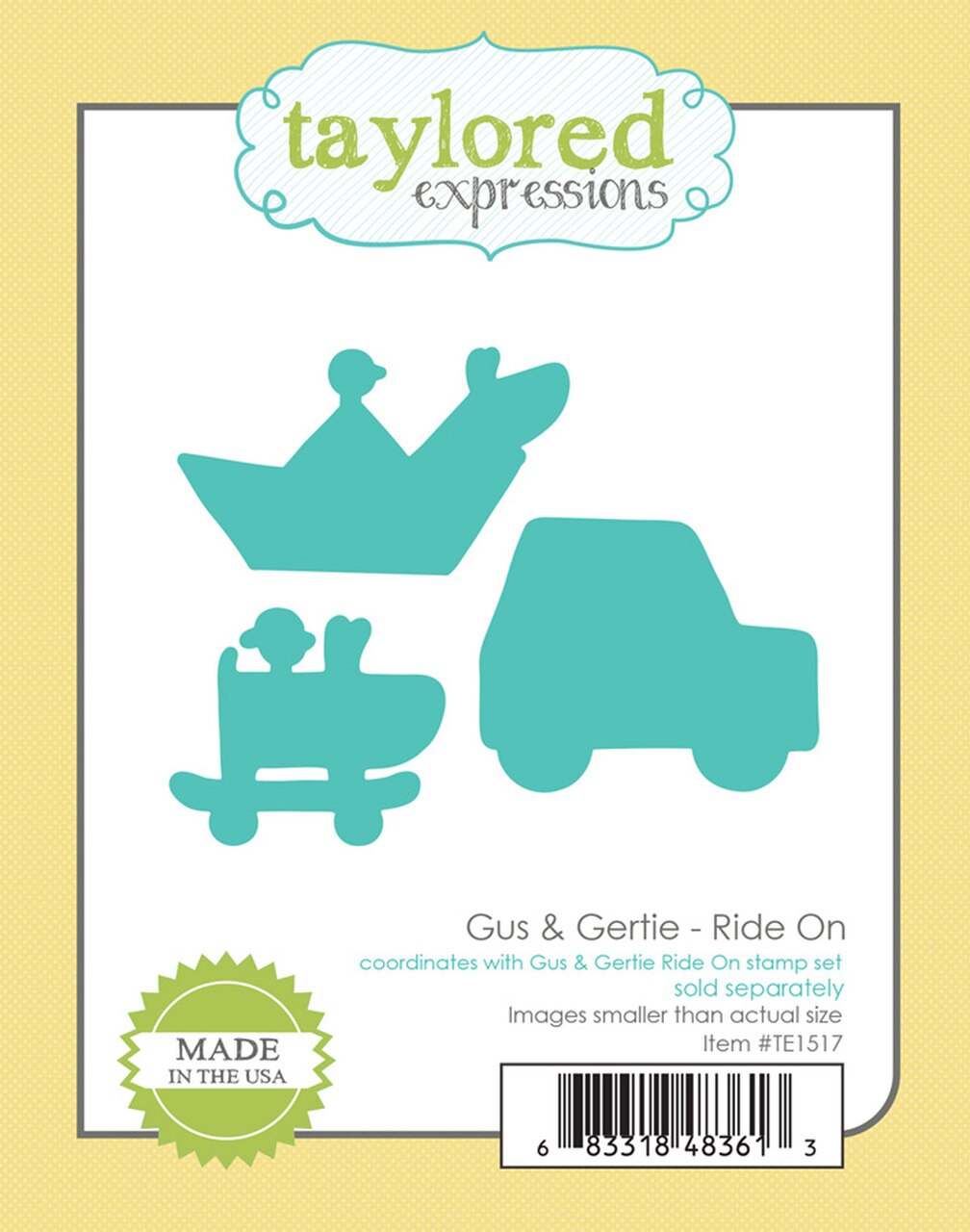 Taylored Expression - Gus & Gertie Ride On Dies