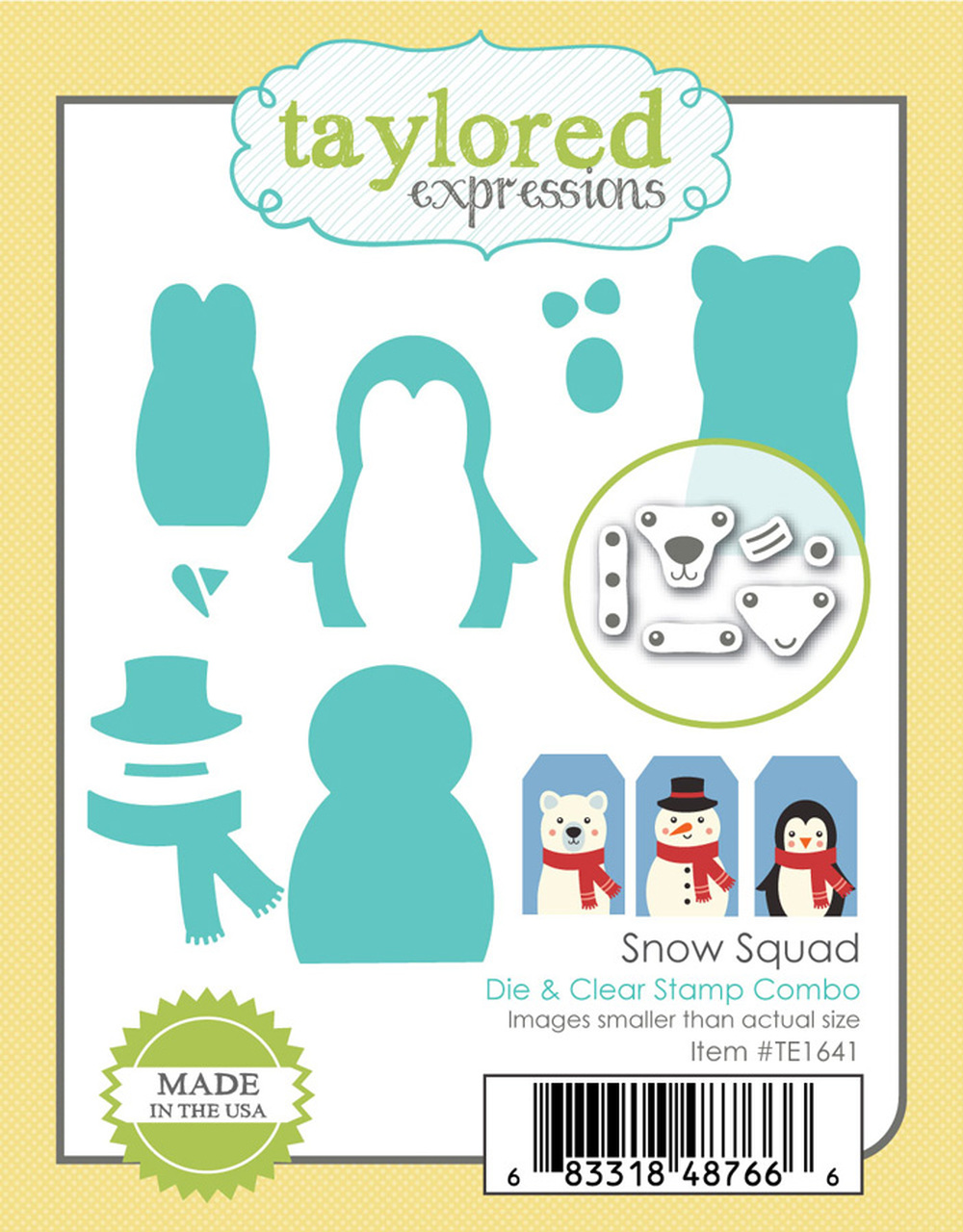 Taylored Expression - Snow Squad Die & Clear Stamp Combo