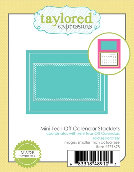 Taylored Expression - Mini Tear-Off Calendar Stacklets